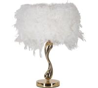 Mauro Ferretti lampe de table Cart E27 Ø 25x47 cm blanc or