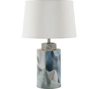 Mauro Ferretti lampe de table Élégance céramique E27 Ø 40x64 cm bleu