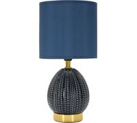 Mauro Ferretti lampe de table Flavi E14 Ø 15x30,5 cm bleu