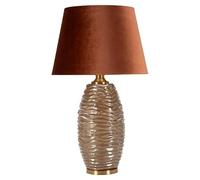 Mauro Ferretti Lampe de table Prague -B- Verre, or, 79 x 45,5 cm