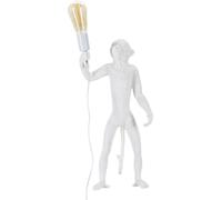 Mauro Ferretti lampe de table singe E27 Ø 26x34x55 cm blanc