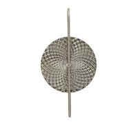Mauro Ferretti Lampe murale Silvery 2 points lumière verre et métal argenté 54 x 28 x 15 cm
