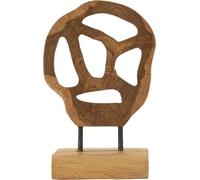 Mauro Ferretti Lubang statue en teck 18x10x27 cm marron