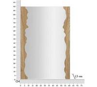 Mauro Ferretti - Miroir en verre et mdf Shape 60 x 1.5 x 90 cm Marron G