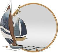 Mauro Ferretti miroir mural voile 71x8x64 cm multicolore