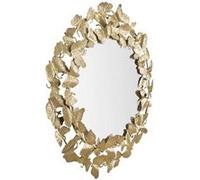 Mauro Ferretti - Miroir rond en métal Fogle 87 x 2.5 cm Doré