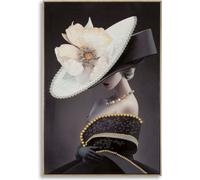 Mauro Ferretti mural Chapeau Vienne 62x4x92 cm noir or