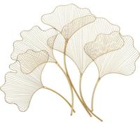 Mauro Ferretti panneau mural Glam leaf 79x5x68 cm or