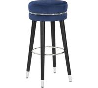 Mauro Ferretti Paris tabouret de bar Ø 35x74 cm bleu noir