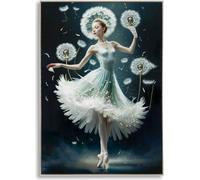 Mauro Ferretti peinture murale Danse avec cadre 72x4x102 cm