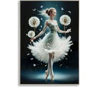Mauro Ferretti peinture murale Danse avec cadre 72x4x102 cm