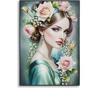 Mauro Ferretti Peinture murale Fantaisie avec cadre 72x4x102 cm