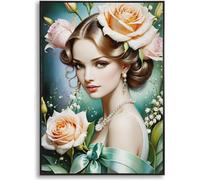 Mauro Ferretti Peinture murale Fantaisie avec cadre 72x4x102 cm