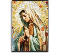 Mauro Ferretti peinture murale Madonna avec cadre 72x4x102 cm