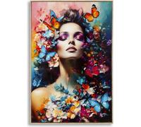 Mauro Ferretti peinture murale Marty avec cadre 62x4x92 cm