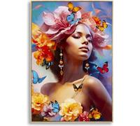 Mauro Ferretti peinture murale Marty avec cadre 62x4x92 cm