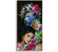 Mauro Ferretti peinture murale Moira avec cadre 52x4x102 cm