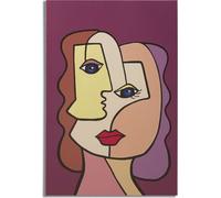 Mauro Ferretti peinture murale visage 60x3x90 cm multicolore