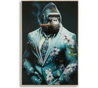 Mauro Ferretti photo murale Kongy 62x4x92 cm turquoise noir