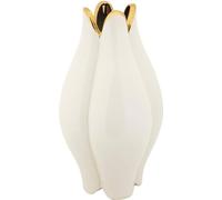 Mauro Ferretti potter vase Ø 21x40 cm or blanc