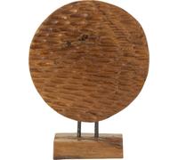 Mauro Ferretti Sculpture Coin 30x1,5x40 cm teck brun