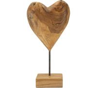 Mauro Ferretti sculpture Dobu bois de teck 20x12x37 cm marron