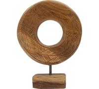 Mauro Ferretti sculpture Dorat en teck 20x10x28 cm marron