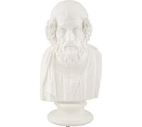 Mauro Ferretti Sculpture en sauge 12,9x12,5x25 cm blanc