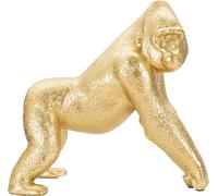 Mauro Ferretti sculpture gorille 24,3x13,9x22,8 cm or