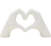Mauro Ferretti Sculpture Mains Lover Blanc 25x7.5x13.5cm Polyrésine Blanc