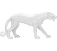 Mauro Ferretti sculpture panthère blanche 70x18x32,5 cm