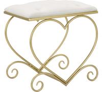 MAURO FERRETTI SRL SGABELLO Heart Crema CM 50X37,5X51,5