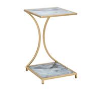 Mauro Ferretti table d'appoint Glam Ebene 40x35x60 cm or