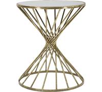 Mauro Ferretti Table d'appoint Hypnos Ø 42x50 cm or