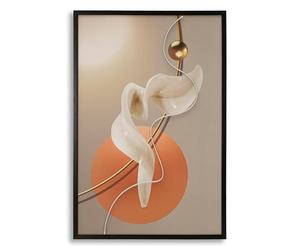 Mauro Ferretti Tableau imprimé, en toile plastique MDF, multicolore, 120 x 80 x 4 cm