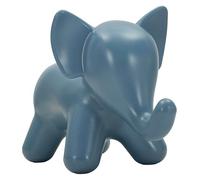 Mauro Ferretti Tabouret éléphant bleu en polyéthylène 56 x 86 x 46 cm