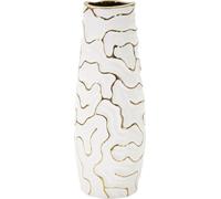 Mauro Ferretti Vase Lia Ø 12x29,5 cm or blanc