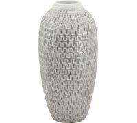 Mauro Ferretti Vase Wave Ø 21x43 cm or blanc