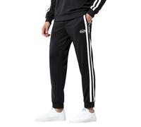 Mauro Kane Pantalon Jogging Homme Training Survêtement Pantalon Décontracté Activewear Sweatpants avec Poches Noir S
