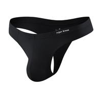 Mauro Kane String Homme Bambou Taille Basse Respirant, S-2XL | Bambou Respirant et Léger, Taille Basse Invisible, Maintien sans Marque, sans Étiquette, Quotidien, Sport et Intime