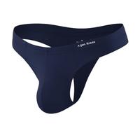 Mauro Kane String Homme Bambou Taille Basse Respirant, S-2XL | Bambou Respirant et Léger, Taille Basse Invisible, Maintien sans Marque, sans Étiquette, Quotidien, Sport et Intime