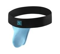 Mauro Kane String Homme Jockstrap Respirant Athlétique sous-vêtements Sportif Taille Basse Tanga Thong Underwear Bleu Ciel S