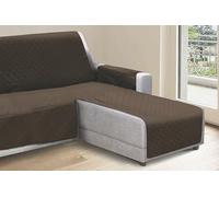 MAURY'S IL NUMERO UNO DEL RISPARMIO Housse de canapé 3 Places avec péninsule 240 x 305 cm en Couleur Marron