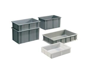 mauser Conteneur de transport gerbable ang. 20,0 l PE gris L600xl400xH123mm Quantité:1