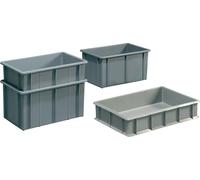 MAUSER conteneur de transport gerbable carré 20,0 l PE gris (9000450323)
