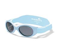 Mausito Lunettes de soleil bébé 0-18 mois bandeau ajustable et souple, monture flexible | Lunettes de soleil enfant avec protection 100% UV400 & sans BPA | Design européen moderne, maintien parfait