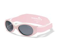 Mausito Lunettes de soleil bébé 0-18 mois bandeau ajustable et souple, monture flexible | Lunettes de soleil enfant avec protection 100% UV400 & sans BPA | Design européen moderne, maintien parfait