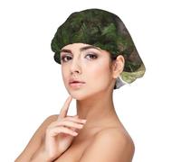 Mauvais chien Border Collie,Bonnet de nuit en satin pour adulte - Bonnet de nuit élastique pour femme, couvre-cheveux de nuit