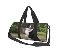 Mauvais Chien Border Collie, Sac de Voyage de Grande capacité, Sac à Main Rond, Sac de Voyage de Sport, fourre-Tout, Sac de Fitness