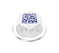 Mauvais œil Grec Bleu foncé Rose PopSockets PopGrip pour MagSafe